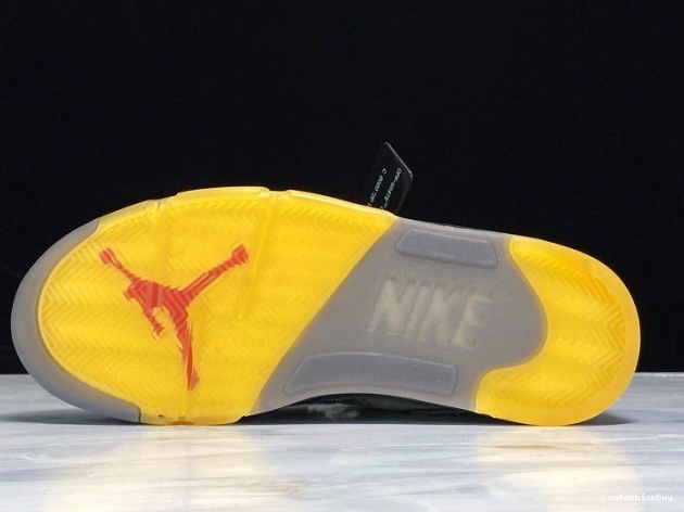 CT8480-001 Black Jordan Air x 5 Off-White 1206